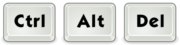 Сочетание клавиш Ctrl Alt Delete для вызова диспетчера задач