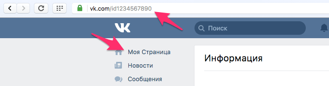 Как посмотреть ID ВКонтакте если вы не устанавливали себе короткое имя